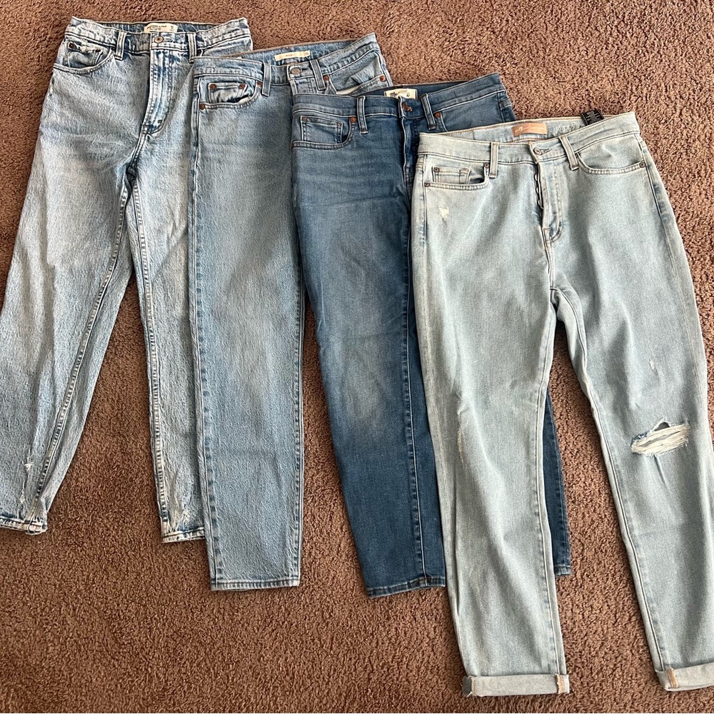 8 Pairs Stylish Denim Jeans Set